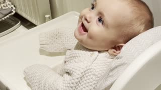 Baby Tastes Chocolate Cereal for the First Time