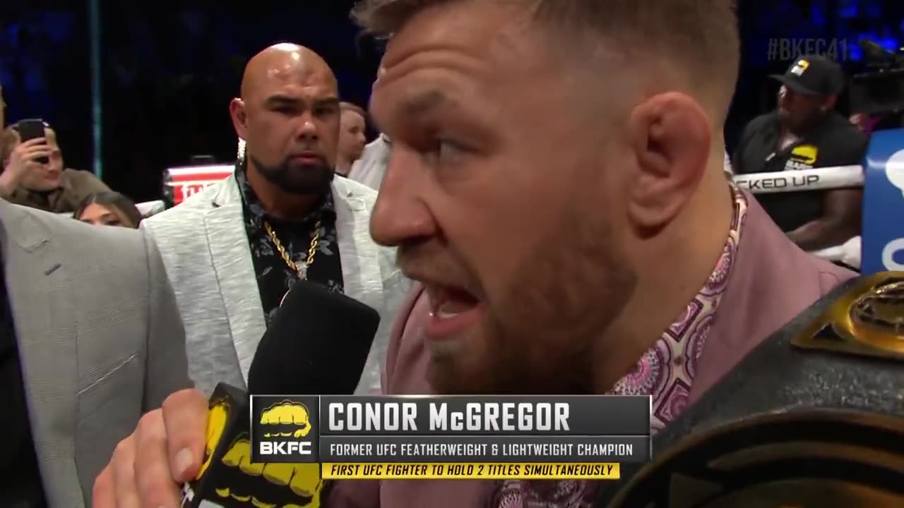 Mike Perry calls out Conor McGregor for a face-off at BKFC