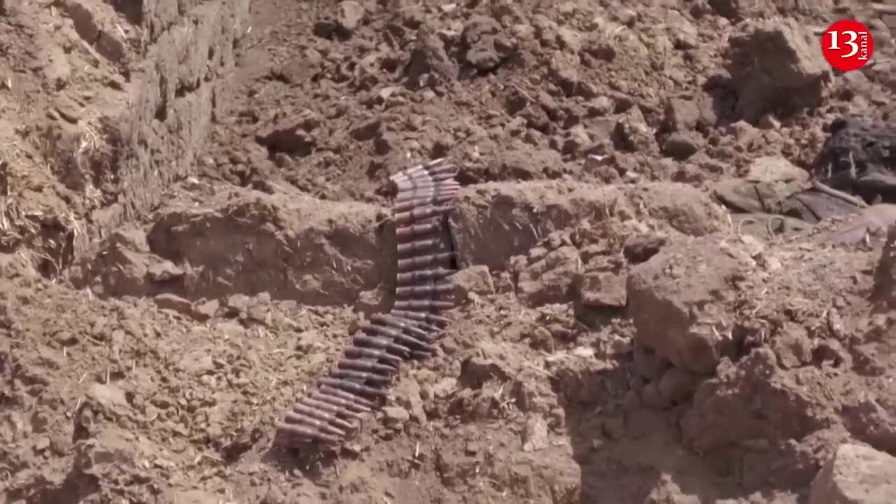 Exclusive footage from liberated village in Donetsk region- Movement of Ukrainian military equipment