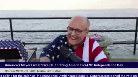 Rudy Guiliani Sings Battle Hymn of the Republic