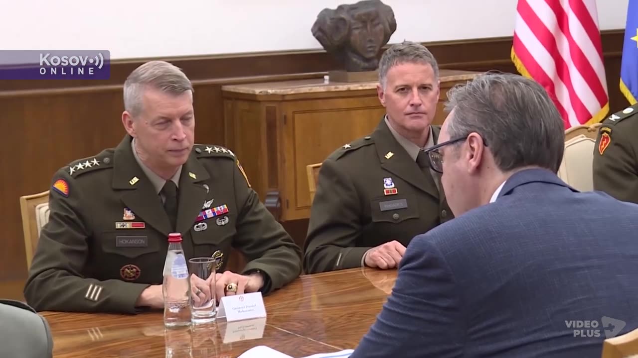 Vučić met with the head of the US National Guard Bureau.