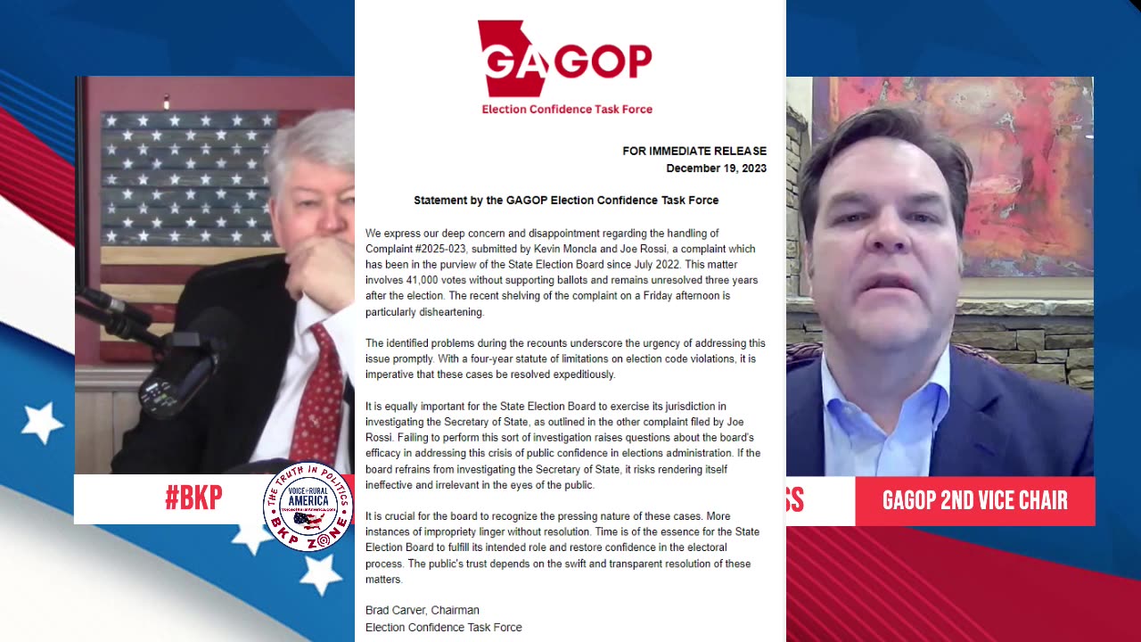 LIVESTREAM - Wednesday 12/20 8:00am ET - Voice of Rural America with BKP
