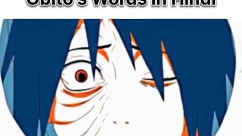 Obito words (anime)