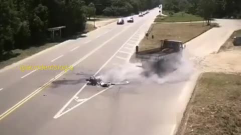 Motorcycle Driver Going Too Fast