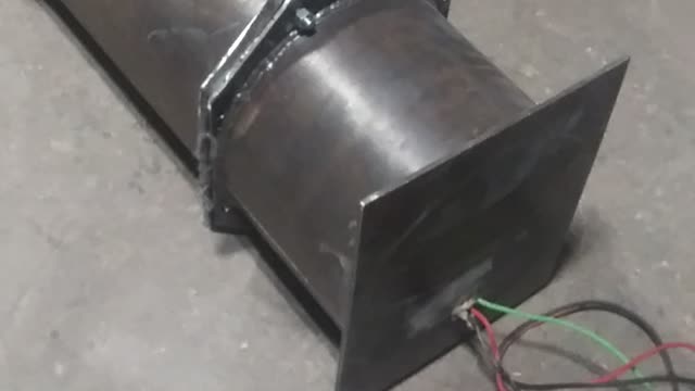 Blowing a 12 inch custom built Subwoofer in a bass cannon wired to a wall breaker