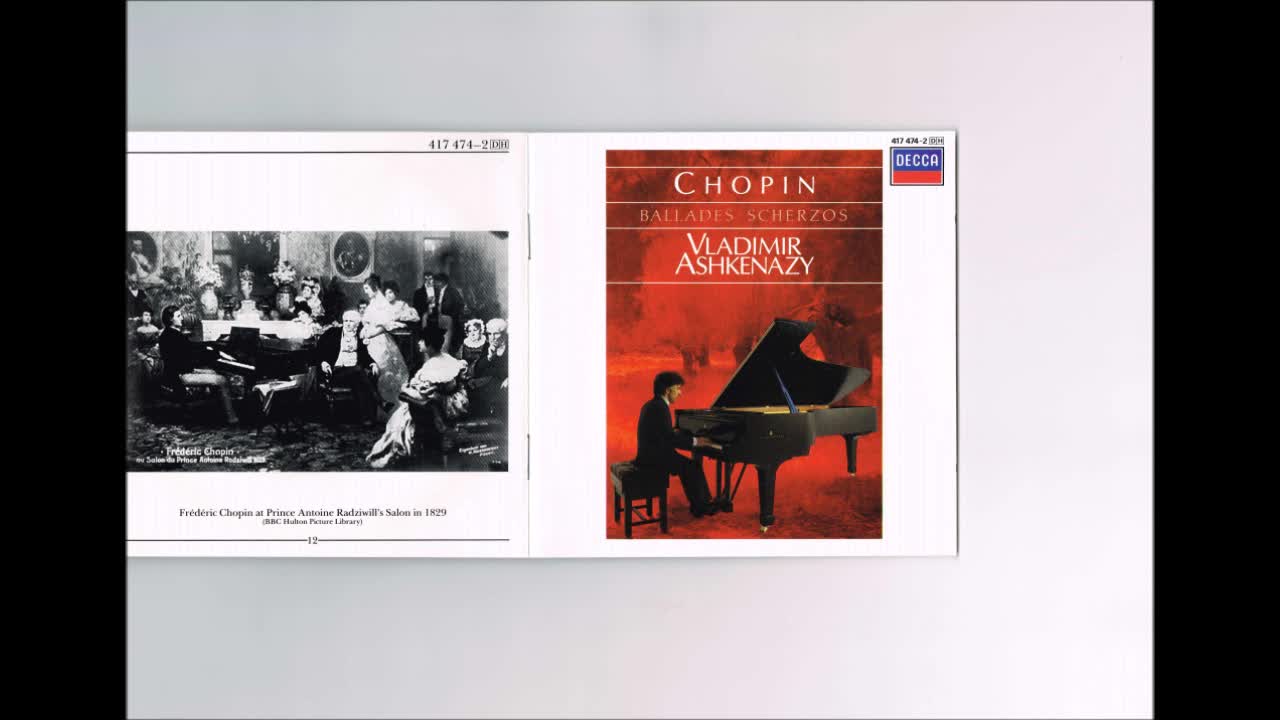Chopin - Ballade No.2 in F Major Ashkenazy