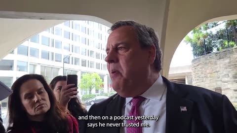 Sloppy Chris Christie Slams President Donald Trump:
