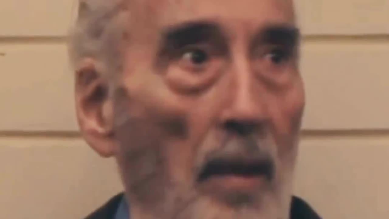 The late Christopher Lee sends a chilling warning about the occult