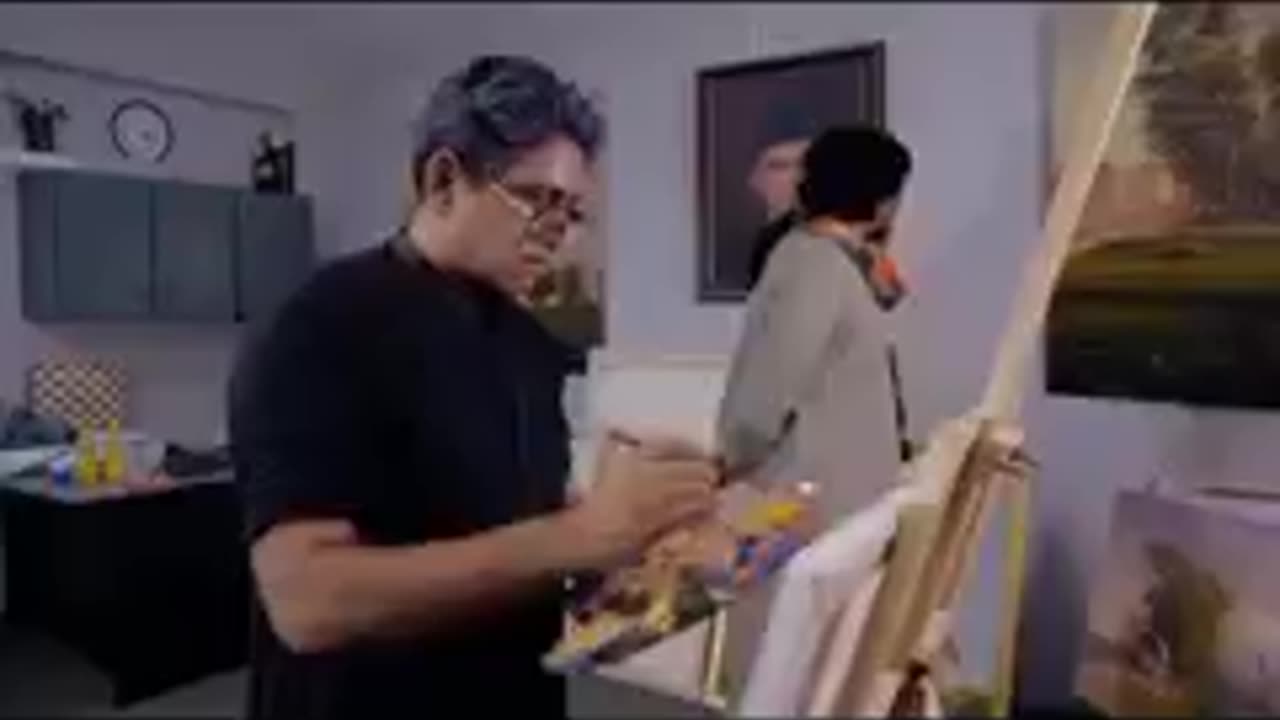 Laash prank with painter