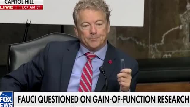 Sen. Rand Paul asks Anthony Fauci to Resign