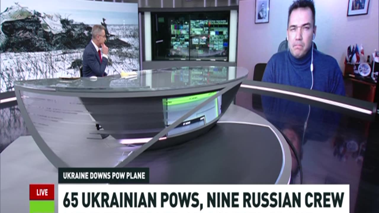 65 Ukrainian POWs killed in plane crash - Janus Putkonen: "Deliberate Chaos" - RT News, 25.1.2024