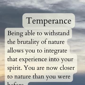 9 of Wands to Temperance 2022-11-28