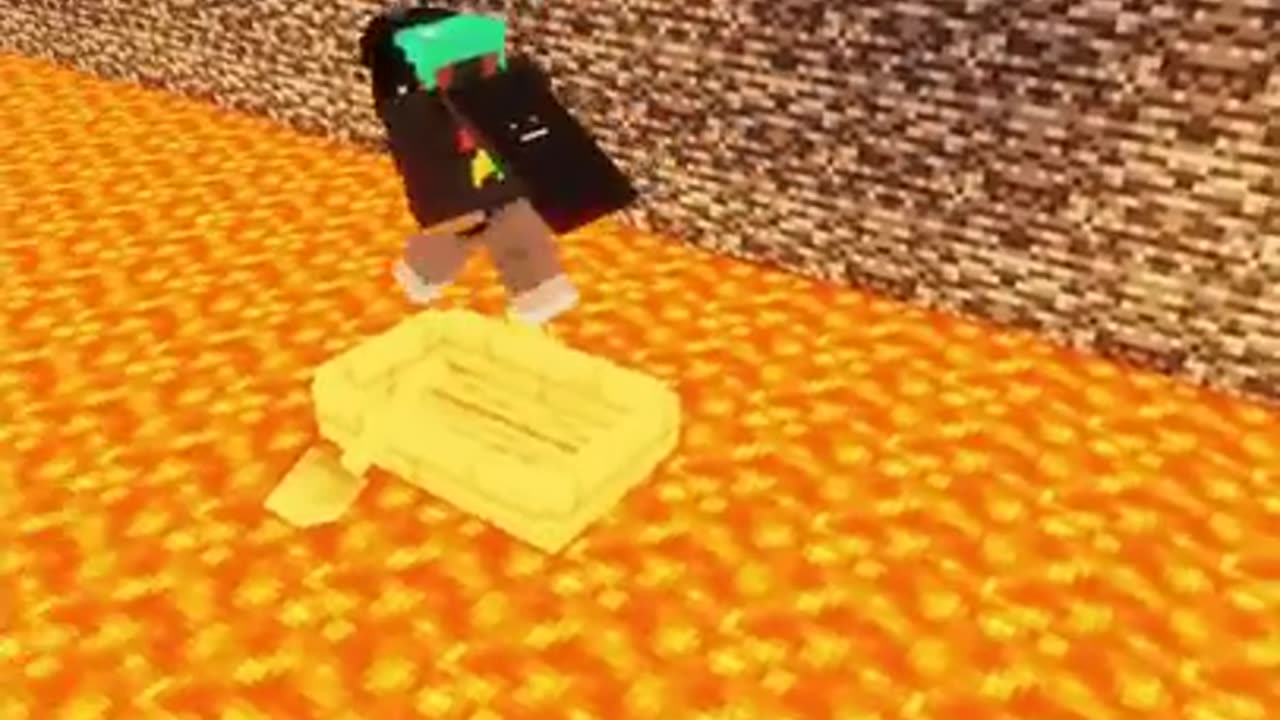 Can You Escape The Minecraft Lava Passage?