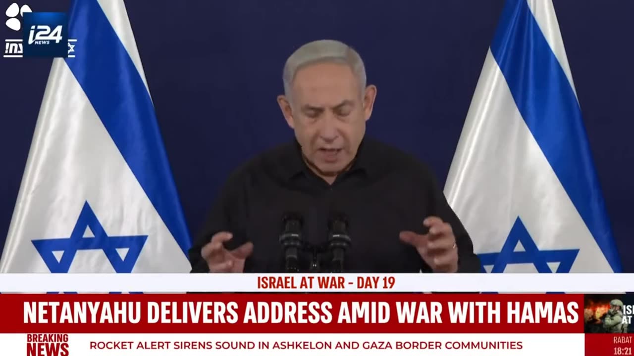 “We are the people of the light, they are the people of darkness": NETANYAHU