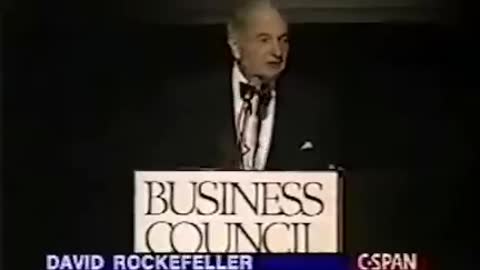 Elite's Top Agenda- David Rockefeller states that controlling the world population