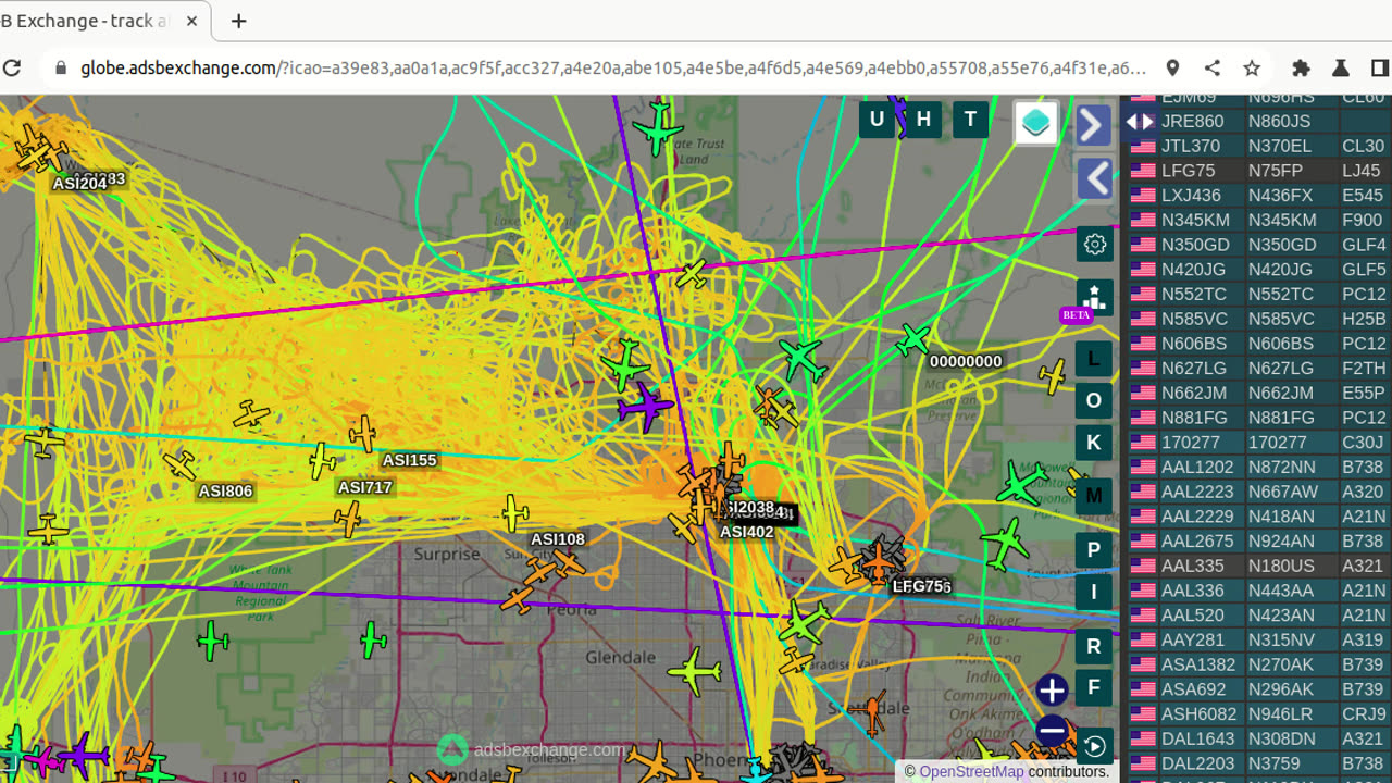 N53339 another Chinese Piloted Lawn Mower over Mormontown USA - Feb 25th