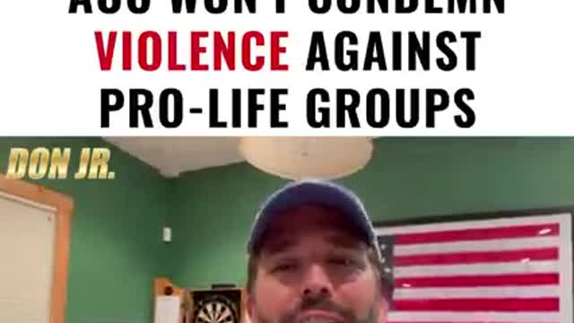 Donald Trump Jr. - SICK_ AOC Refuses to Condemn Violence Against Pro-Lifers!