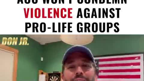 Donald Trump Jr. - SICK_ AOC Refuses to Condemn Violence Against Pro-Lifers!