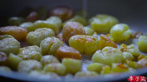 Burnt salted fried potatoes, one bite at a time!