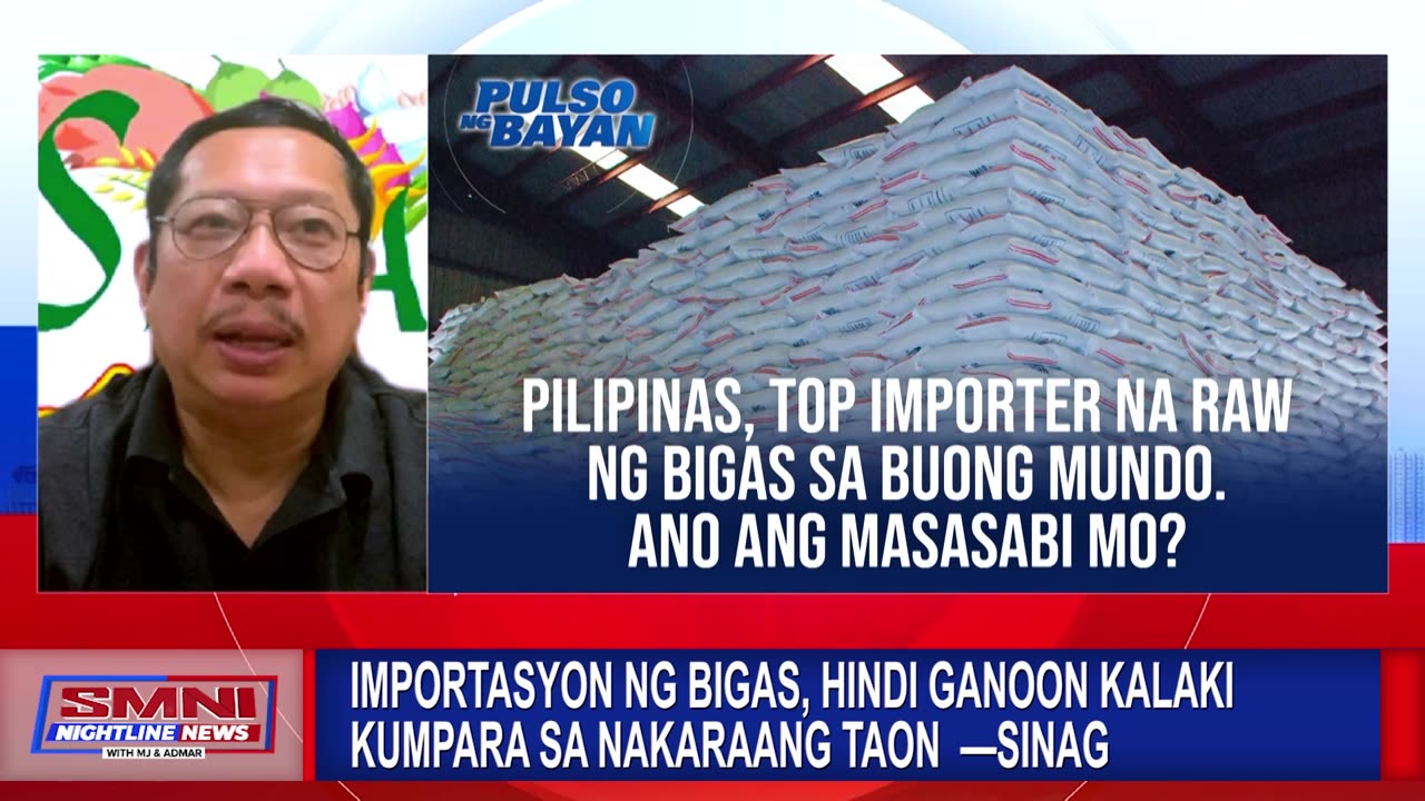 Importasyon ng bigas, hindi ganoon kalaki kumpara sa nakaraang taon —SINAG