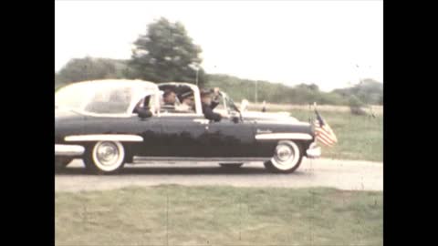 President Eisenhower visits South Bend, IN - 1960