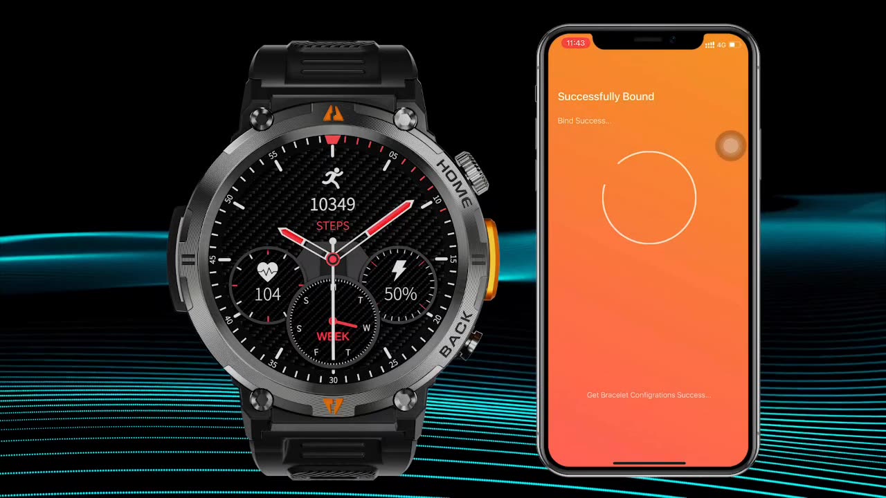 Military Smart Watch For Mens