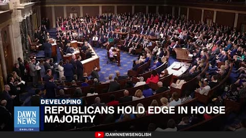 US Election: Republicans Hold Edge in House Majority | Dawn News English