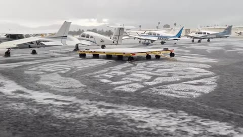 Van Nuys airport hailpocalypse