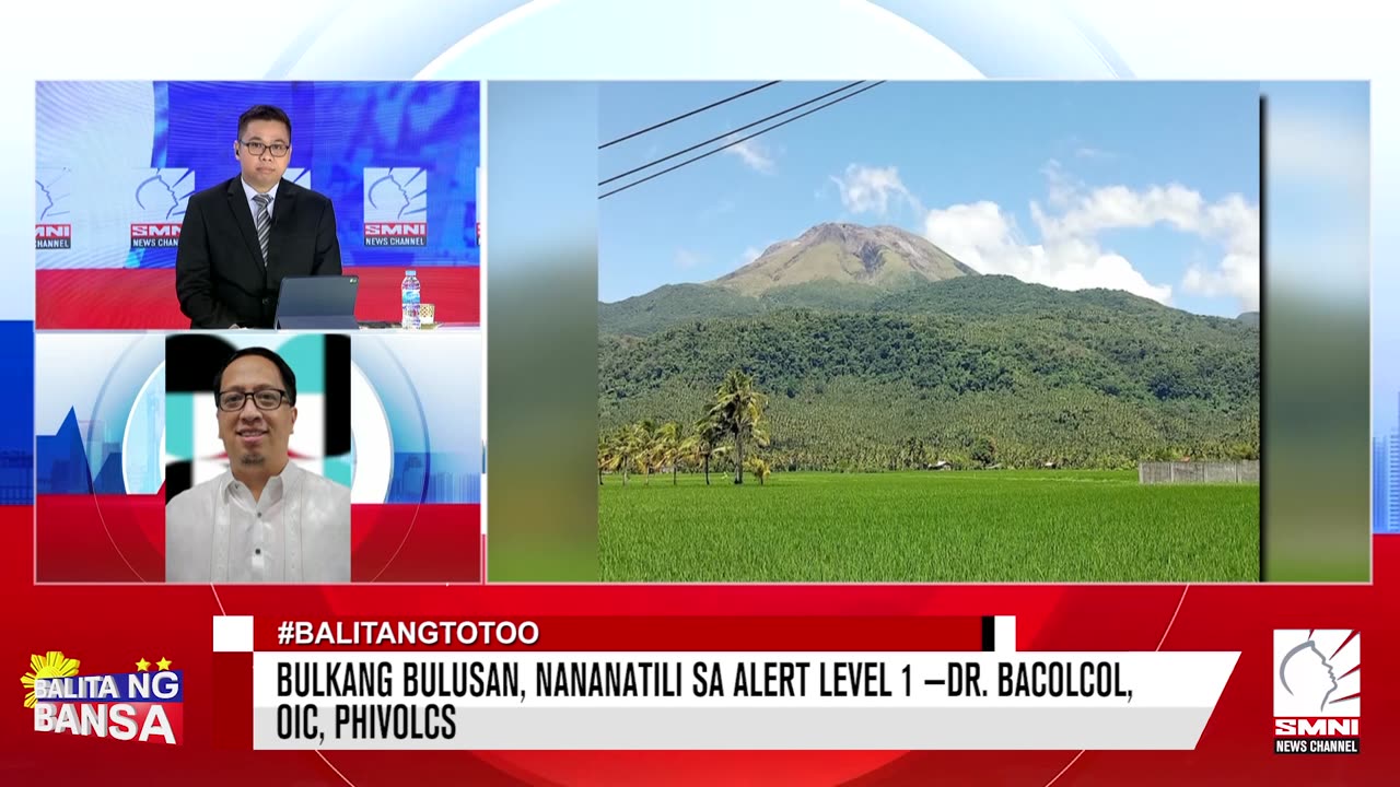 Bulkang Bulusan, nananatili sa alert level 1 —Dr. Bacolcol, OIC, PHIVOLCS