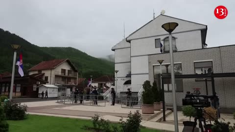 NATO and local forces guard municipal offices in northern Kosovo