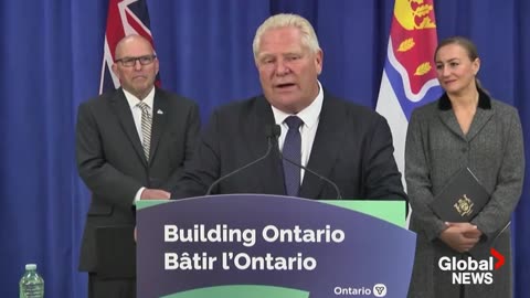 "He wants his pension": Doug Ford accuses NDP's Singh of being a "greedy politician"