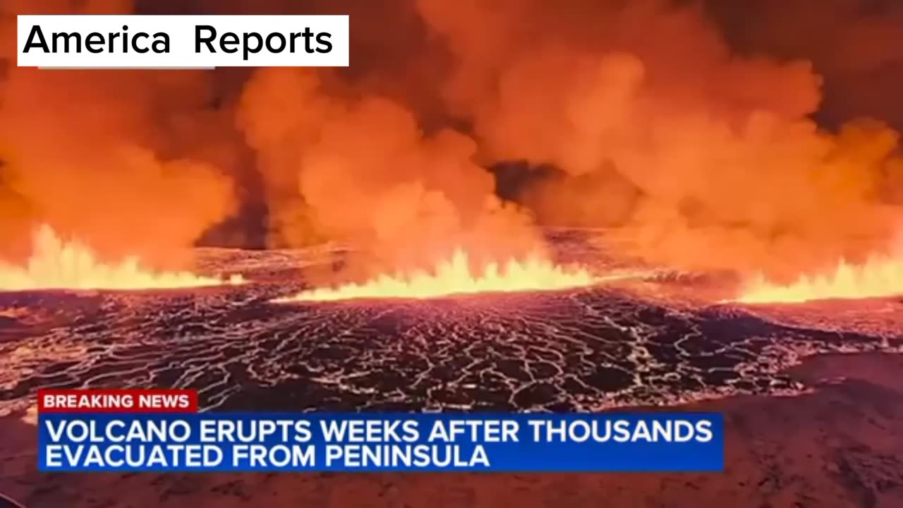 Iceland volcano erupts weeks after thousands were evacuated