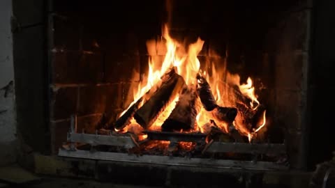 2: Relaxing Drum Music and Beautiful Fireplace