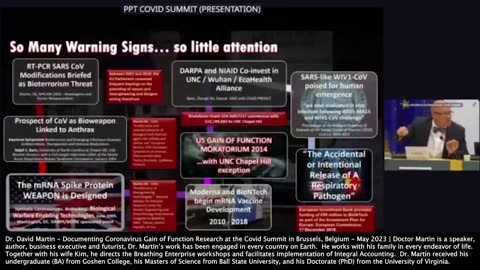 Doctor David Martin | “In 2002, the University of North Carolina, Chapel Hill Patented An Infectious Replication Defective Clone of Coronavirus. Infectious Replication Defective Means a Weapon.” - Dr. Martin