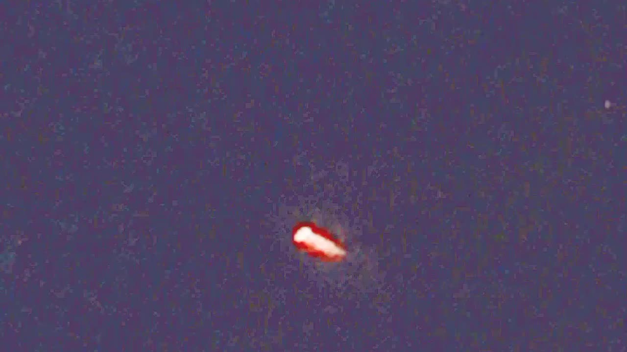 This just appeared in the sky near me. Looked like a red comet.