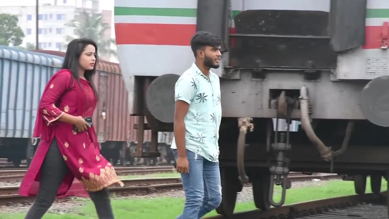 Viral Train Horn Prank on Girl 2023 | Funny Prank Videos | 4-Minute Fun