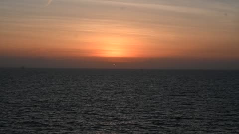 Sunset on the Way into Djibouti