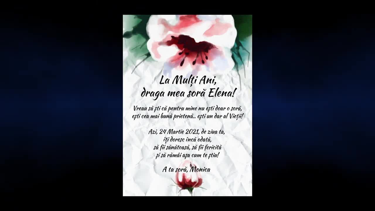 (matograph.com) Mesaje cu la multi ani pentru sora mea