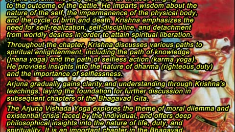 Chapter 1: Bhagavad gita : Arjuna Vishada Yoga - The Yoga of Arjuna's Dejection