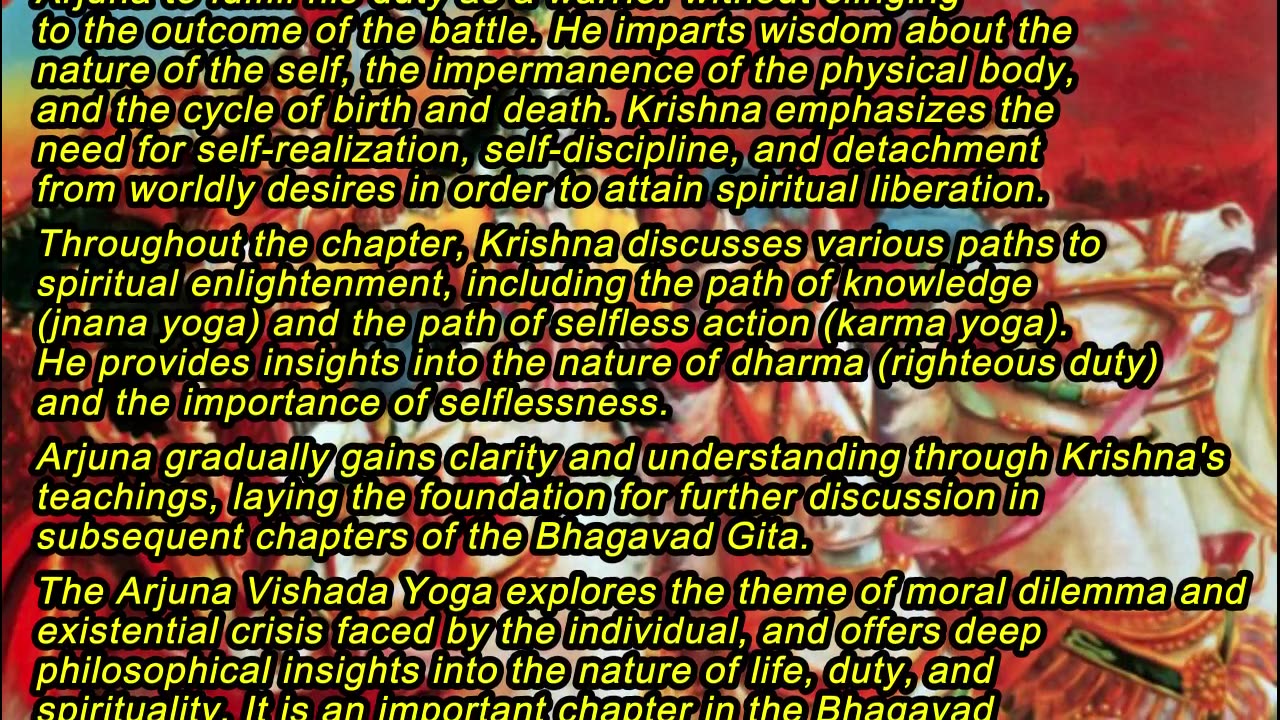 Chapter 1: Bhagavad gita : Arjuna Vishada Yoga - The Yoga of Arjuna's Dejection