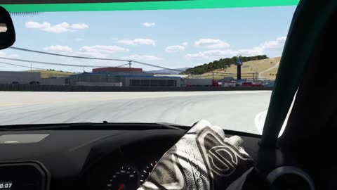 1/3 - Assetto Corsa | POV | INSANE GTR Titanium Exhaust | Laguna Seca | Logitech G25