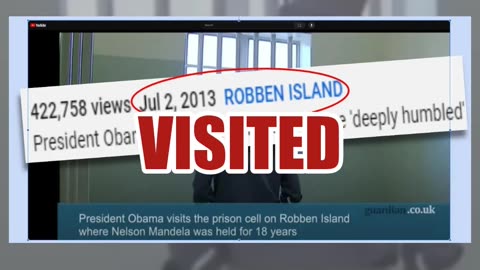 Fact Check: Video Does NOT Show Barack Obama In A Cell At GITMO -- Obama Visited Mandela's Jail Cell