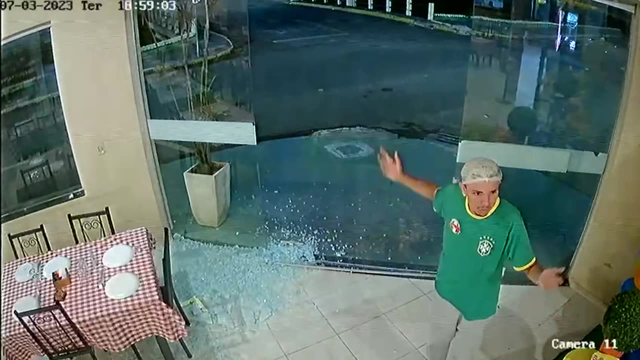 The Best Way To Fix A Glass Door Is To Shatter It