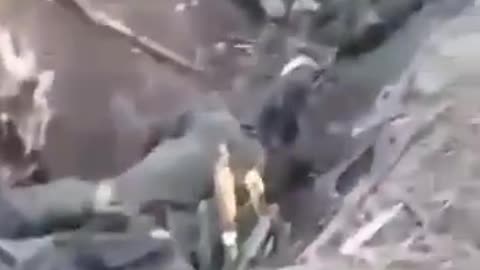 Russians Left in Their Trench