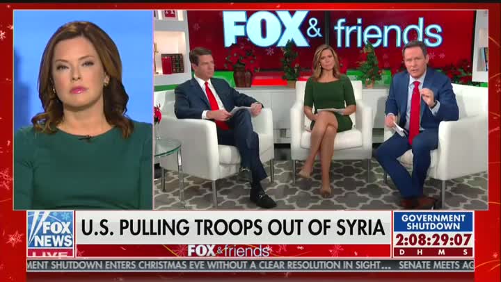 Brian Kilmeade Challenges WH Spox to 'Name an Adviser' That Told Trump to Pull Out of Syria