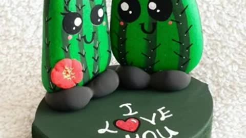 Creative and beautiful ideas of stone pebble craft