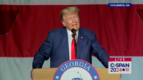 NOW - Trump: "Biden is trying to jail his leading political opponent."