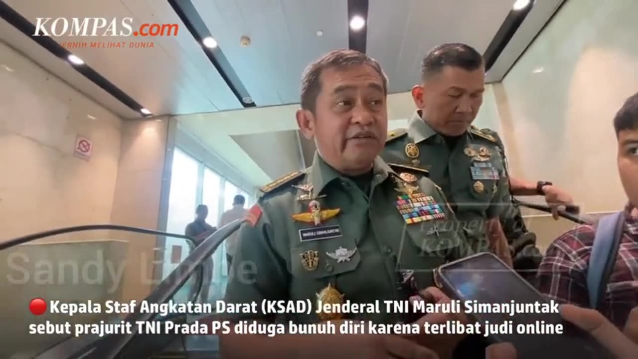 Anggota TNI Bunuh Diri Diakibatkan Judi Online