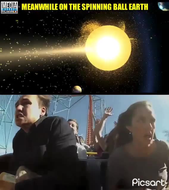 Meanwhile On The Spinning Ball Earth - HILARIOUS
