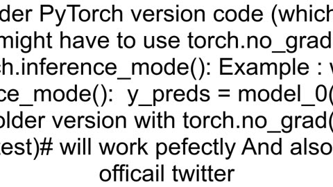 AttributeError module 39torch39 has no attribute 39inference_mode39